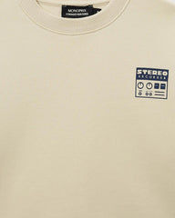 MONOPRIX BEIGE STREO GRAPHIC SWEATSHIRT