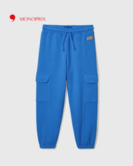 MONOPRIX BOYS COLOR BLOCK HOODIE WITH CARGO JOGGER SET