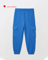 MONOPRIX BOYS COLOR BLOCK HOODIE WITH CARGO JOGGER SET