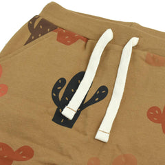 MONOPRIX BROWN CACTUS PRINTED TROUSER