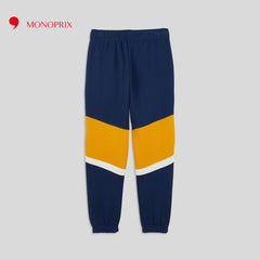 MONOPRIX DARK BLUE TRICOLOR JOGGING TROUSER