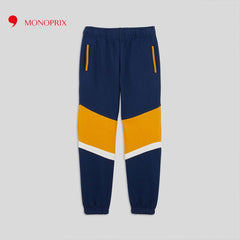 MONOPRIX DARK BLUE TRICOLOR JOGGING TROUSER