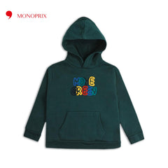 MONOPRIX DARK GREEN MOVE GREEN HOODIE