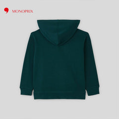 MONOPRIX DARK GREEN WORLD OF WONDERS HOODIE