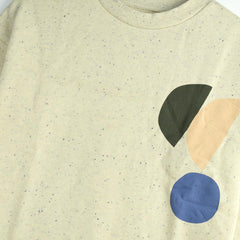 MONOPRIX ECRU PRINTED SWEATSHIRT