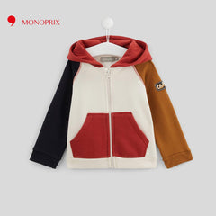 MONOPRIX FOUR COLOR HOODED SWEATSHIRT