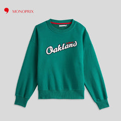 MONOPRIX GREEN OAKLAND SWEATSHIRT