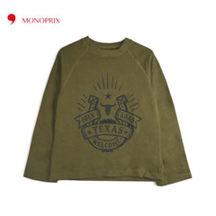 MONOPRIX GREEN TEXAS T-SHIRT
