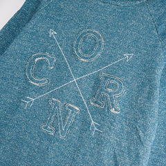 MONOPRIX GREEN TEXTURED HOODED SWEATSHIRT