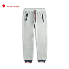 MONOPRIX GREY CONTRASTING JOGGER TROUSER