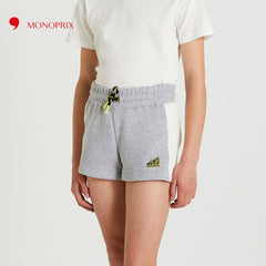 MONOPRIX GREY GO GILRS PRINTED SHORT