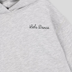 MONOPRIX GREY LETS DANCE CROP STYLE HOODIE