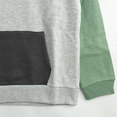 MONOPRIX GREY TRI COLOR HOODIE 24