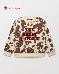 MONOPRIX LIGHT BEIGE THE GREAT SWEATSHIRT