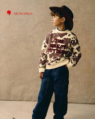 MONOPRIX LIGHT BEIGE THE GREAT SWEATSHIRT
