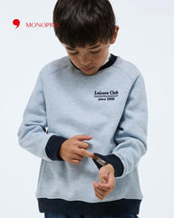 MONOPRIX LIGHT BLUE COLOR BLOCK SWEATSHIRT
