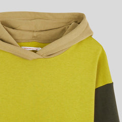 MONOPRIX LIGHT GREEN TRIOLOR HOODIE