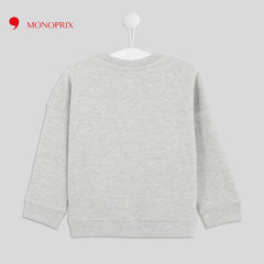 MONOPRIX LIGHT GREY ENJOY THE EARTH SWEATSHIRT