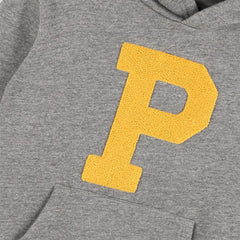 MONOPRIX LIGHT GREY PRINTED ORGANIC HOODIE