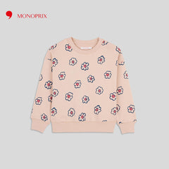 MONOPRIX LIGHT PINK FLOWERS PRINTED 6584664