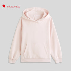 MONOPRIX LIGHT PINK HOODIE