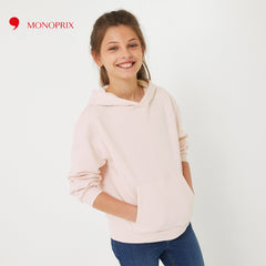 MONOPRIX LIGHT PINK HOODIE