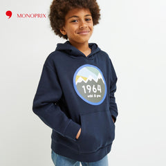 MONOPRIX NAVY BLUE 1964 HOOD