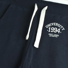 MONOPRIX NAVY BLUE PRINTED TROUSER