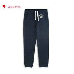 MONOPRIX NAVY BLUE PRINTED TROUSER