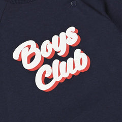 MONOPRIX NAVY BOYS CLUB PRINTED SWEATSHIRT