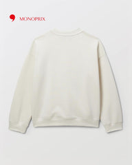 MONOPRIX OFF WHITE CALIFORNAI SWEATSHIRT