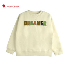 MONOPRIX OFF WHITE DREAMER SWEATSHIRT