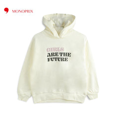 MONOPRIX OFF WHITE GIRLS ARE THE FUTURE HOODIE
