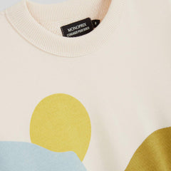 MONOPRIX OFF WHITE PRINTED SWEATSHIRT