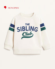 MONOPRIX OFF WHITE SIBLING CLUB SWEATSHIRT