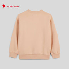 MONOPRIX ORANGE HAPPY DAY SWEATSHIRT