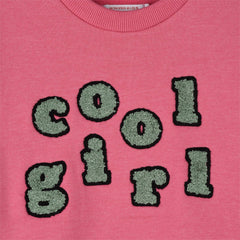 MONOPRIX PINK COOL GIRL SWEATSHIRT