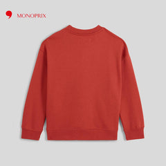 MONOPRIX RED TAKE A HIKE SWEATSHIRT