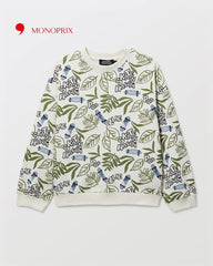 MONOPRIX SKATE IN HAWAI PRINTED SWEATSHIRT