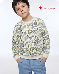 MONOPRIX SKATE IN HAWAI PRINTED SWEATSHIRT