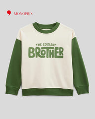 MONOPRIX TWO TONE BROTHER SWEATHSIRT