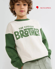 MONOPRIX TWO TONE BROTHER SWEATHSIRT