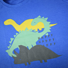 MOTHERCARE BLUE DINOSAUR T-SHIRT