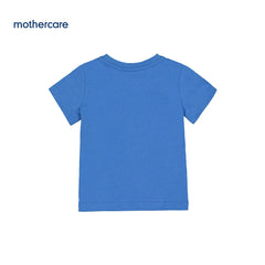 MOTHERCARE BLUE SNACK ATTACK T-SHIRT