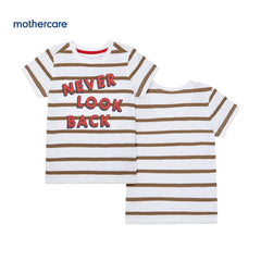 MOTHERCARE NEVER LOOK BACK T-SHIRT