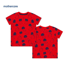 MOTHERCARE RED ROBOT PRINTED T-SHIRT