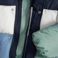 M&S STORMWEAR PADDED COLOR BLOCK JACKET