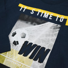 CHICCO DARK NAVY TIME TO WIN LONG SLEEVE T-SHIRT
