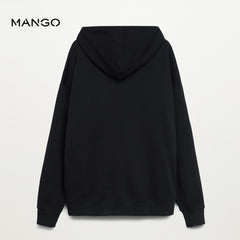 MANGO PERFECT BECOMES IMPERFECT BLACK HOODIE