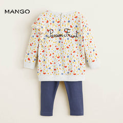 MANGO FRUIT PRINT 2 PCS SET